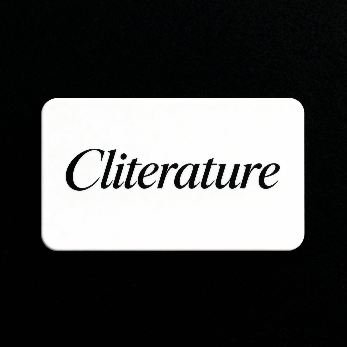 Cliterature Car Magnet ©