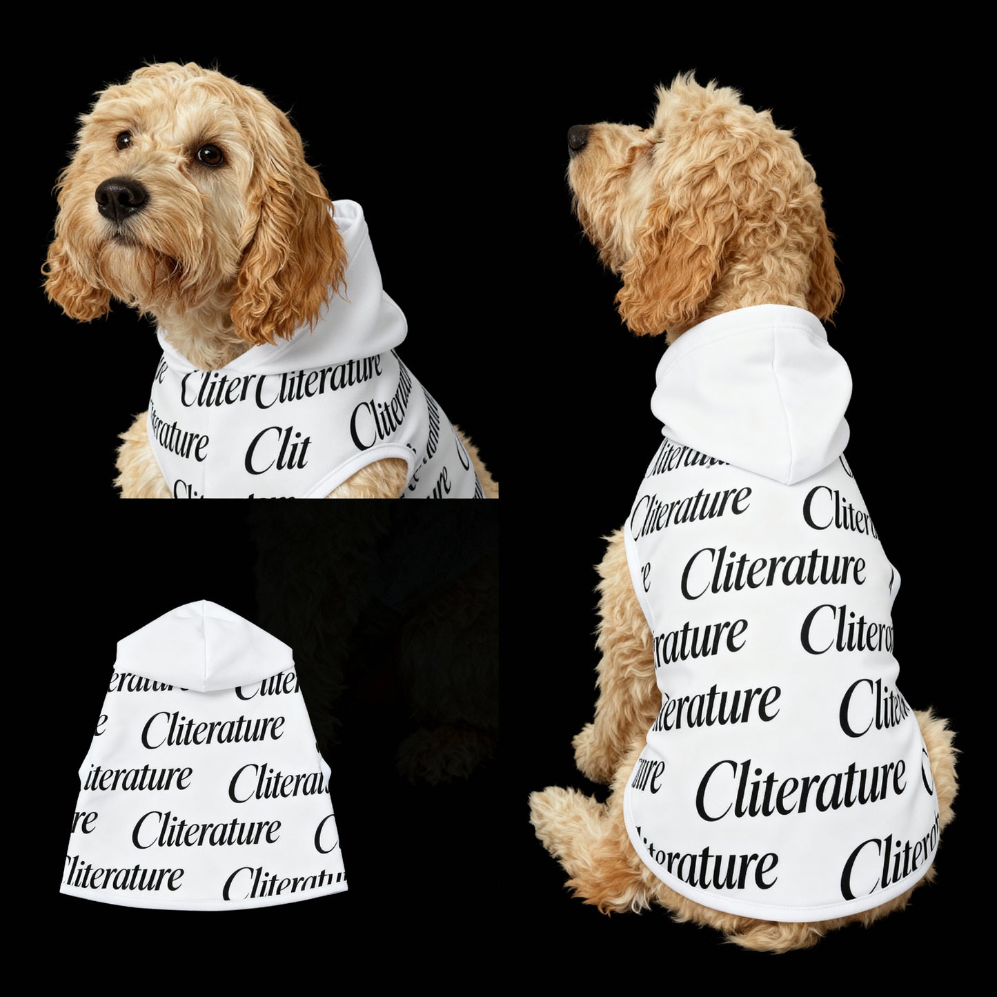 Cliterature Pet Hoodie ©