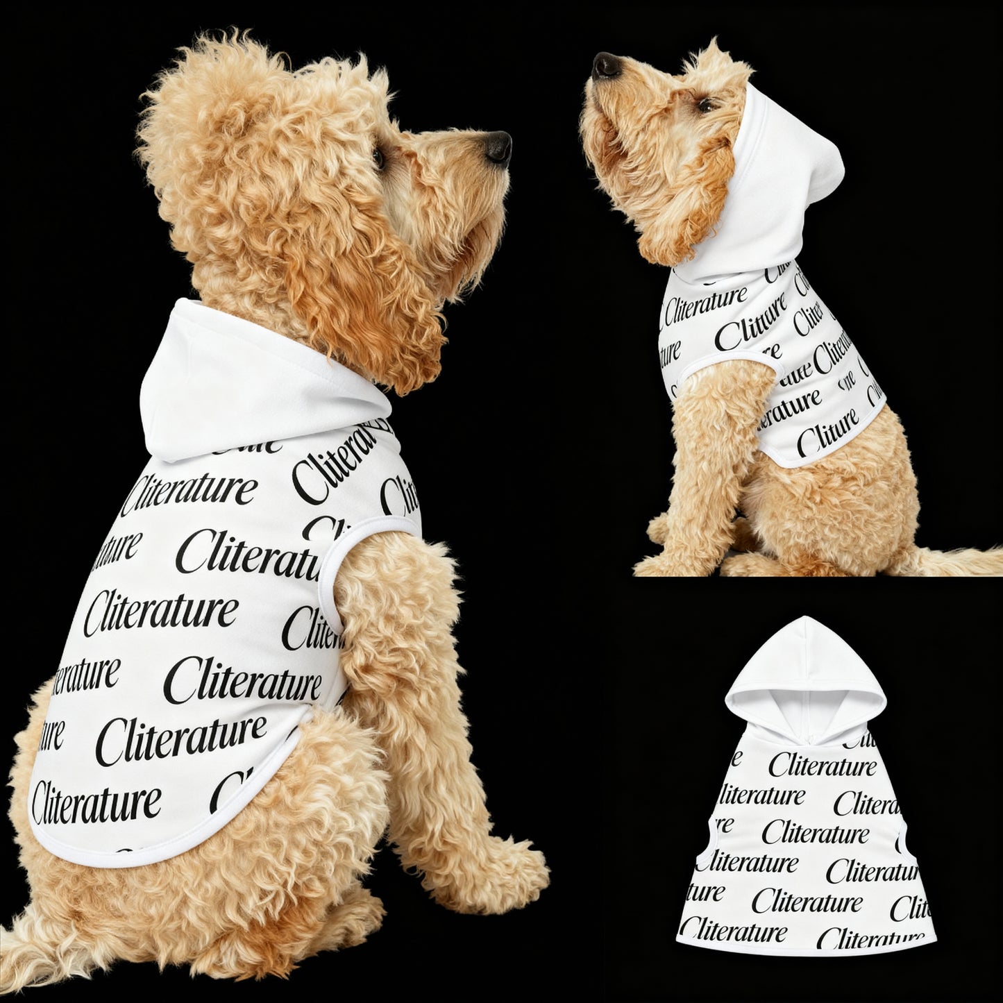 Cliterature Pet Hoodie ©